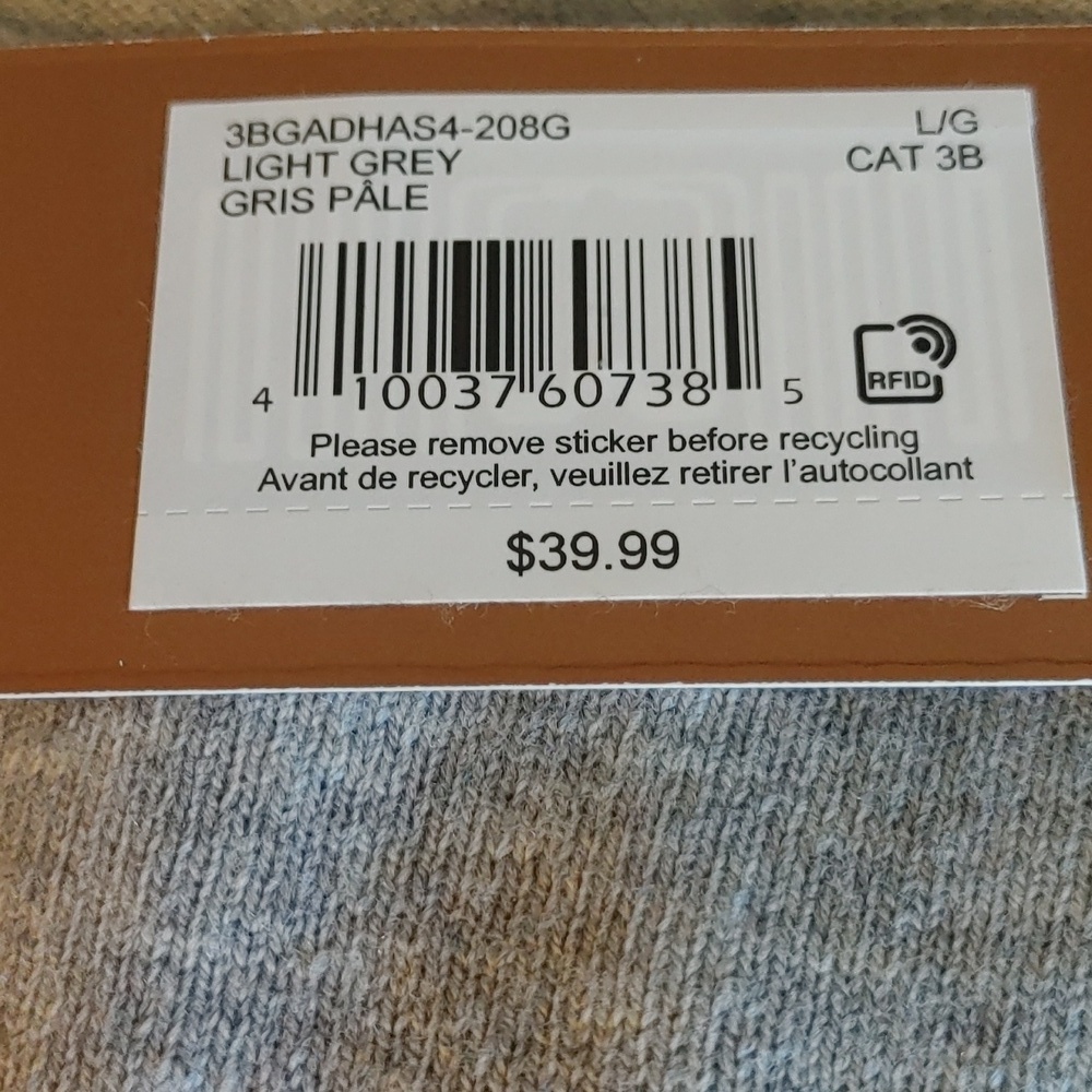 NWT WOMEN'S COTTON BLEND PALE GREY LIGHTWEIGHT PULLOVER SWEATER SIZE LARGE - Picture 11 of 15